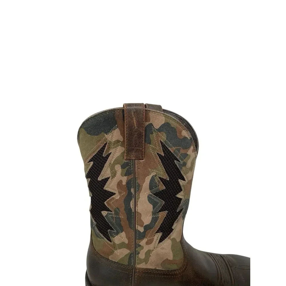 Ariat Ridgeback VentTEK Western Boot Square Toe Brown Men’s Size 10 D